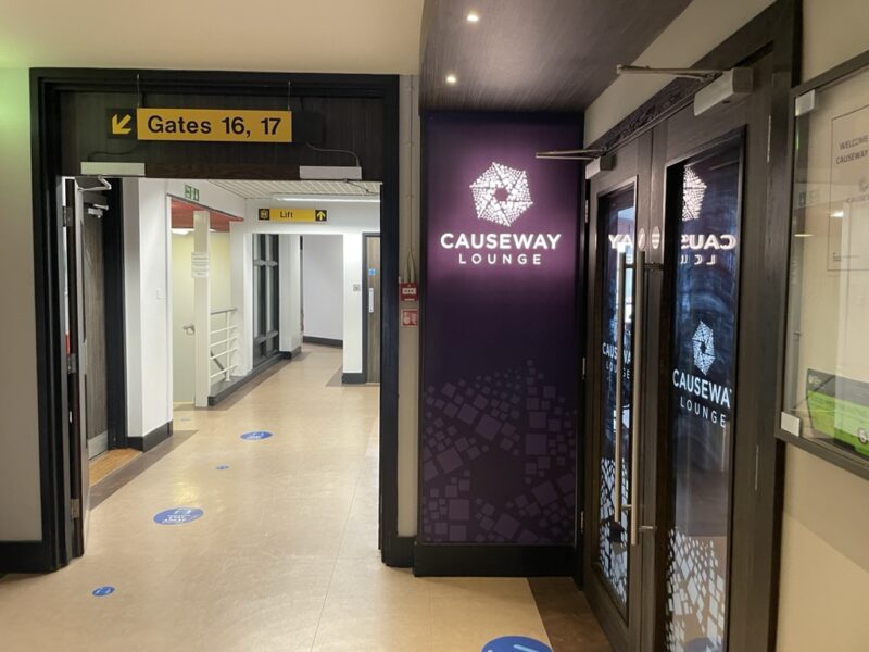 ベルファスト国際空港のCauseway Lounge