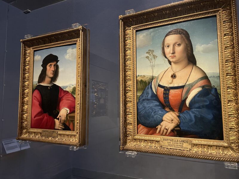 ラファエロ・サンティ「マッダレーナとアーニョロ・ドーニの肖像画」