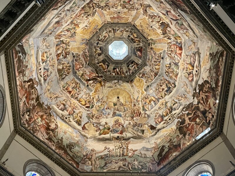 サンタ・マリア大聖堂のフレスコ画「最後の審判」