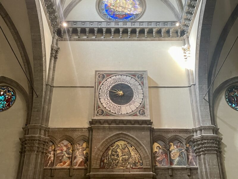 サンタ・マリア大聖堂のパオロ・ウッェロの24時間時計