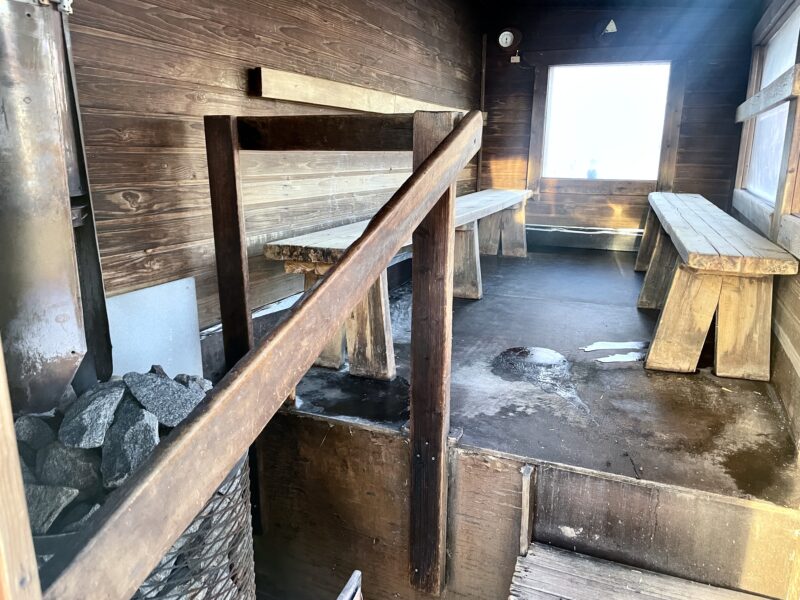 ソンパサウナ（Sompa Sauna）の２番サウナの室内