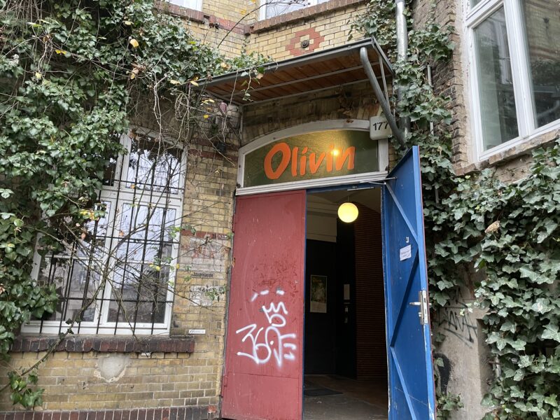 ベルリンのサウナ「Olivin Wellness Lounge Sauna」の入り口