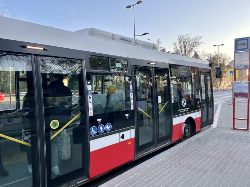 プラハの市内バス